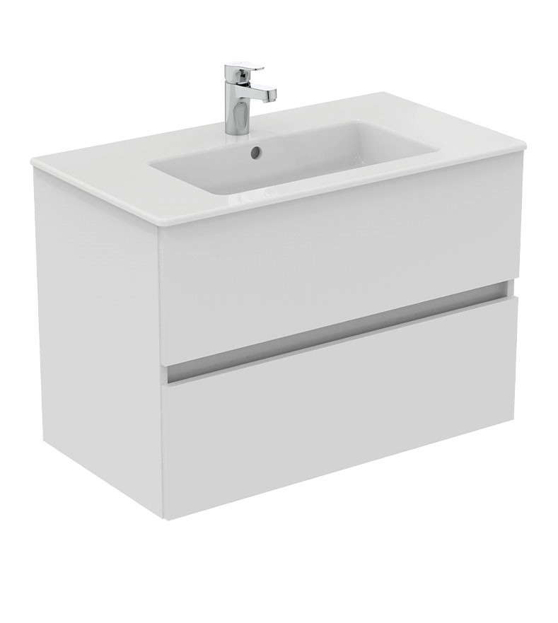 Шкаф за баня Eurovit+ 80см. бял гланц IDEAL STANDARD